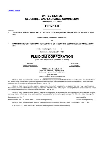 Thumbnail Standard BioTools 10-Q Quarterly Report FY2011 