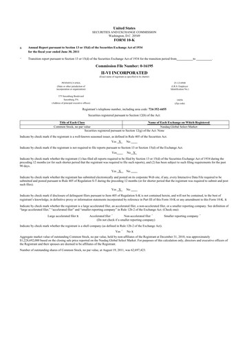 Thumbnail Coherent Corp. 10-K Annual Report 2011