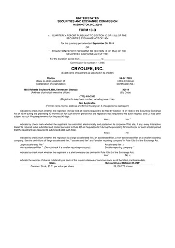 Thumbnail Artivion 10-Q Quarterly Report FY 