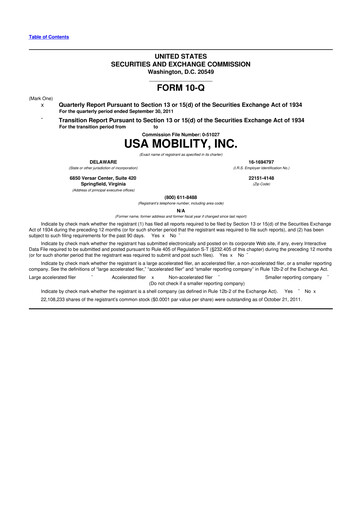 Thumbnail Spok Holdings
 10-Q Quarterly Report FY 