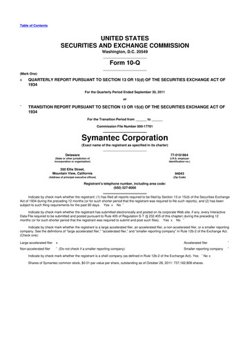 Thumbnail Gen Digital 10-Q Quarterly Report FY2012 