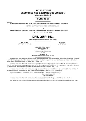 Vorschaubild Innovex International 10-Q Quartalsbericht 2011 