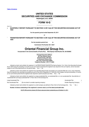 Thumbnail OFG Bancorp
 10-Q Quarterly Report FY 