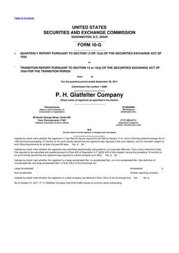 Thumbnail Magnera 10-Q Quarterly Report FY2011 