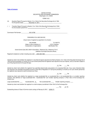 Thumbnail PHX Minerals 10-Q Quarterly Report FY2012 