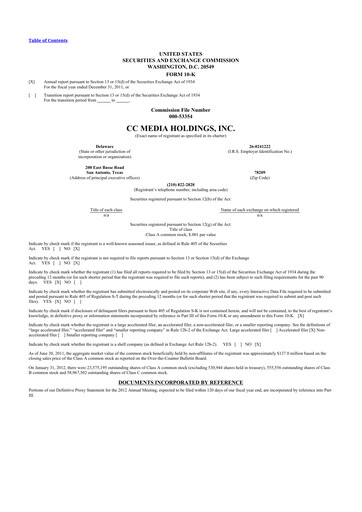 Thumbnail iHeartMedia
 10-K Annual Report 2011