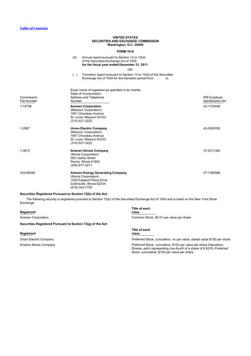 Thumbnail Ameren
 10-K Annual Report 