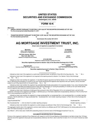 Thumbnail TPG Mortgage Investment Trust 10-K Annual Report 