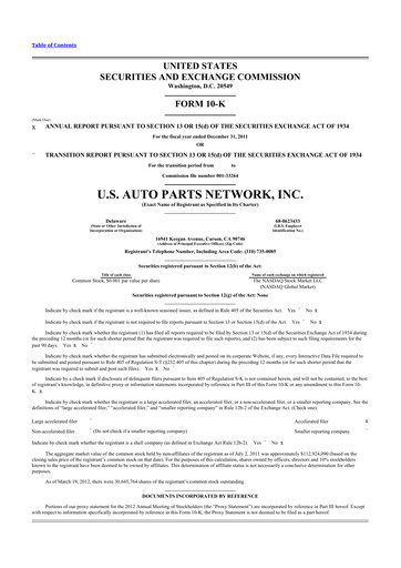 Thumbnail CarParts.com
 10-K Annual Report 2011