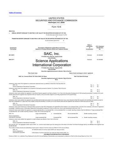 Thumbnail Leidos 10-K Annual Report 