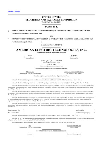 Thumbnail Stabilis Solutions 10-K Annual Report 2011