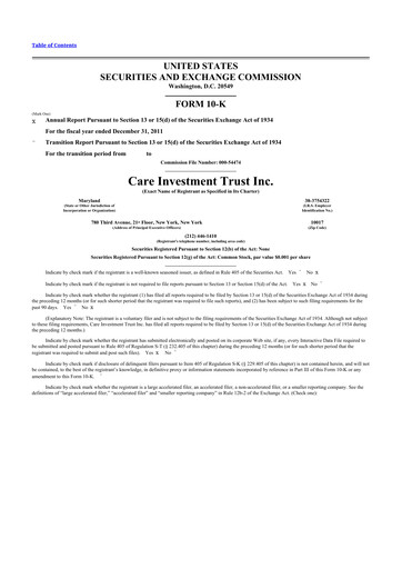 Thumbnail Tiptree 10-K Annual Report 2011