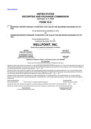 Vorschaubild Elevance Health 10-Q Quartalsbericht 2012 