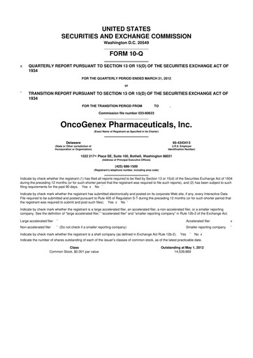 Vorschaubild Achieve Life Sciences
 10-Q Quartalsbericht 2012 