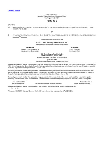 Thumbnail OneSpan 10-Q Quarterly Report FY2012 