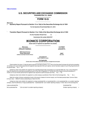 Miniature TeraWulf 10-Q Rapport trimestriel 2012 