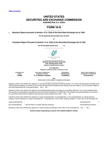 Thumbnail Magnera 10-Q Quarterly Report FY2012 