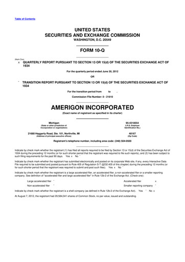 Thumbnail Gentherm 10-Q Quarterly Report FY2012 