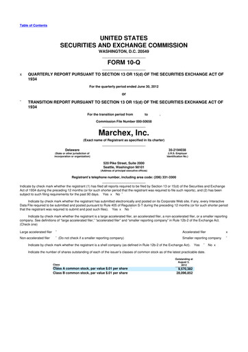 Thumbnail Marchex 10-Q Quarterly Report FY 