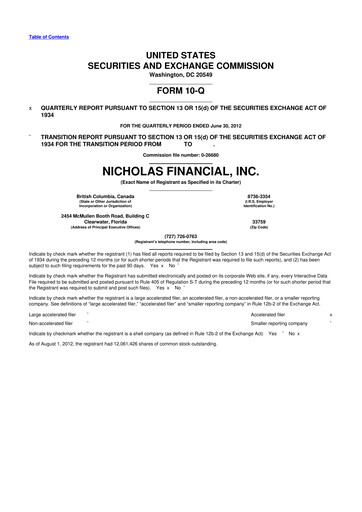 Thumbnail Old Market Capital Corporation 10-Q Quarterly Report FY2012 