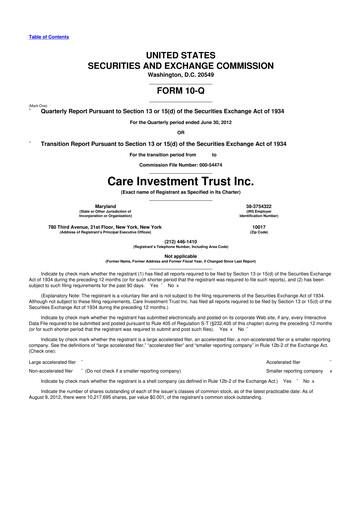 Thumbnail Tiptree 10-Q Quarterly Report FY2012 