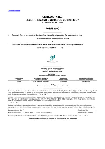 Thumbnail Magnera 10-Q Quarterly Report FY2012 