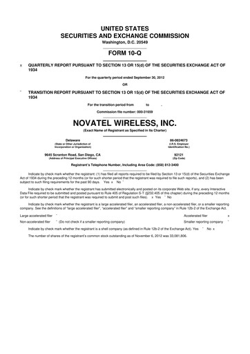 Thumbnail Inseego 10-Q Quarterly Report FY2012 