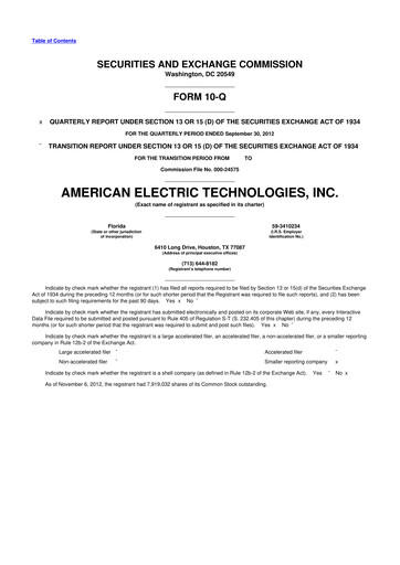 Thumbnail Stabilis Solutions 10-Q Quarterly Report FY2012 