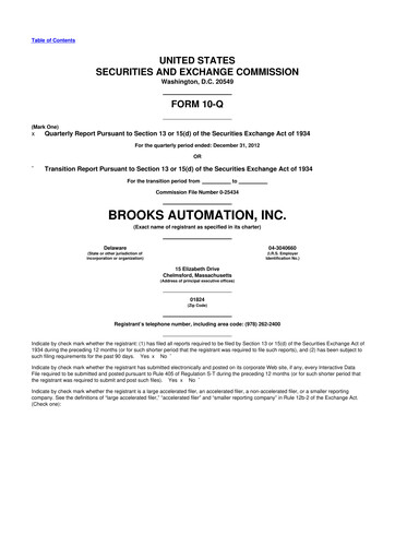 Vorschaubild Azenta 10-Q Quartalsbericht 2013 