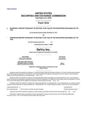 Miniature Adtalem Global Education
 10-Q Rapport trimestriel  