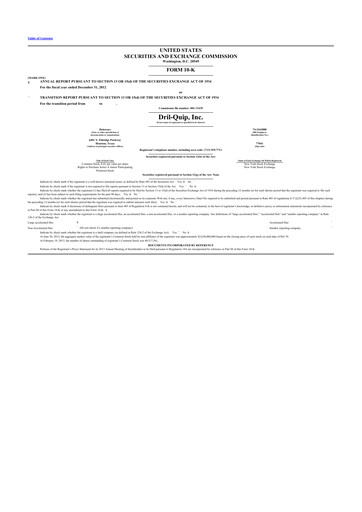 Thumbnail Innovex International 10-K Annual Report 2012