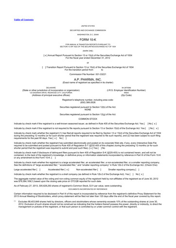 Vorschaubild Heron Therapeutics 10-K Jahresbericht 2012