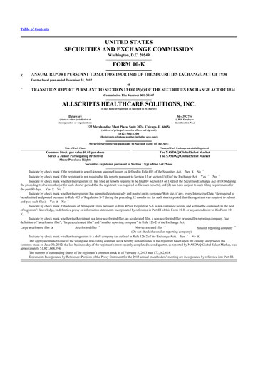 Thumbnail Veradigm 10-K Annual Report 2012