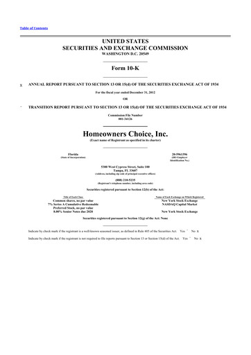 Thumbnail HCI Group
 10-K Annual Report 2012