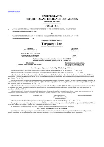 Miniature Gyre Therapeutics 10-K Rapport annuel 2012