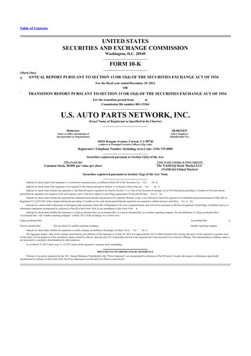 Thumbnail CarParts.com
 10-K Annual Report 2012