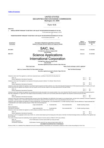 Thumbnail Leidos 10-K Annual Report 