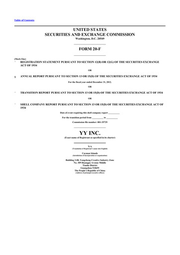 Thumbnail JOYY 20-F Annual Report 2012