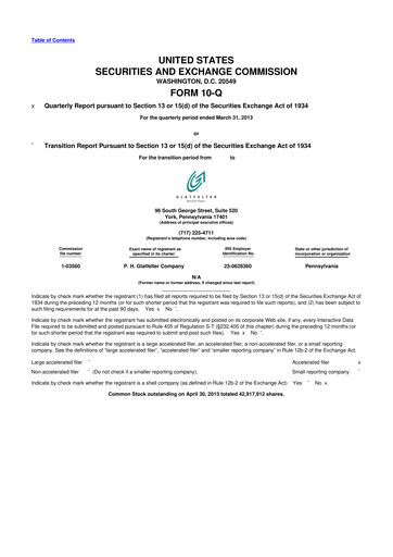 Thumbnail Magnera 10-Q Quarterly Report FY2013 