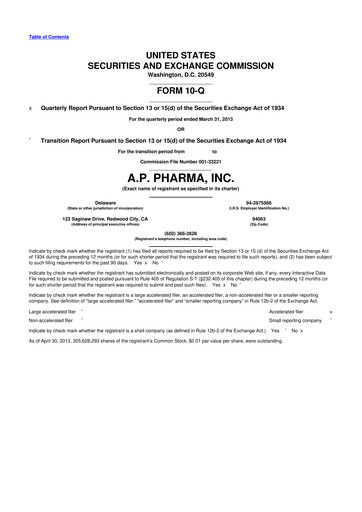 Miniature Heron Therapeutics 10-Q Rapport trimestriel 2013 