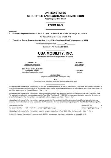 Thumbnail Spok Holdings
 10-Q Quarterly Report FY 
