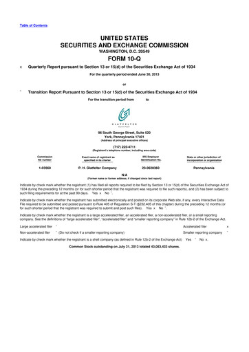 Thumbnail Magnera 10-Q Quarterly Report FY2013 