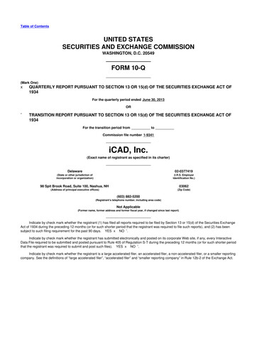 Thumbnail iCAD 10-Q Quarterly Report FY2013 