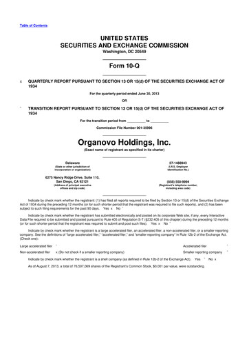 Thumbnail VivoSim Labs 10-Q Quarterly Report FY2013 