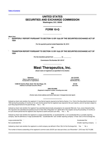 Thumbnail Savara 10-Q Quarterly Report FY 