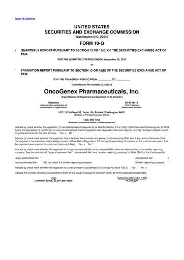 Vorschaubild Achieve Life Sciences
 10-Q Quartalsbericht 2013 