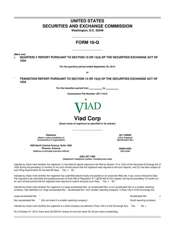 Thumbnail Pursuit Attractions and Hospitality 10-Q Quarterly Report FY2013 