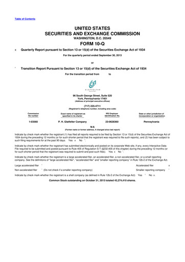 Thumbnail Magnera 10-Q Quarterly Report FY2013 