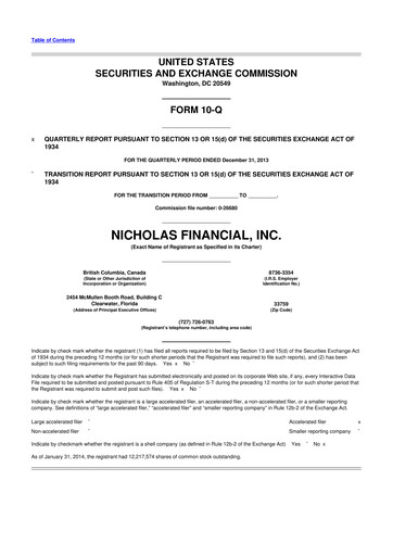 Thumbnail Old Market Capital Corporation 10-Q Quarterly Report FY2014 