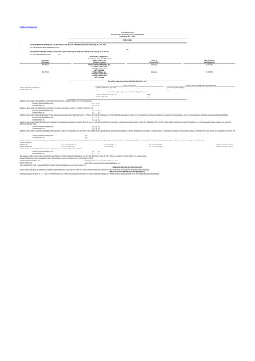 Thumbnail United Airlines Holdings
 10-K Annual Report 2013